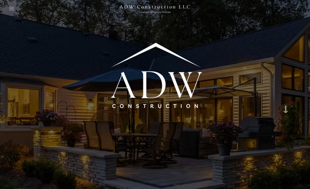 ADW Construction: A meticulously crafted construction website designed to showcase projects with a high level of professionalism and sophistication.