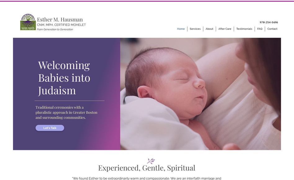 Mohelet Boston: Website Design and Development
Writing
