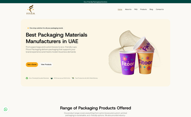 Fitoor Packaging: 