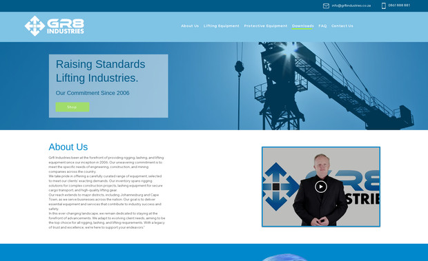 Gr8industries: Redesigned the Website and SEO.