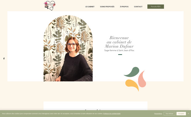 cabinet sages femmes: Refonte de site , wedesign et seo