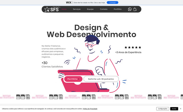 Starlight Webdesign: Site portifólio