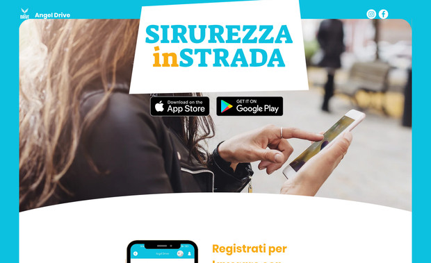 Angel Drive: Sito per App