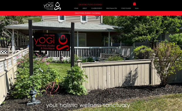 Yoga Website: The Real Yogi: Boutique Yoga and Wellness Studio