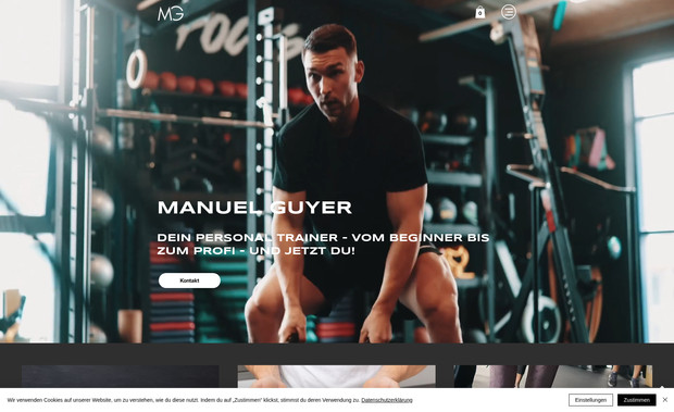 Guyer Coaching GmbH, Manuel Guyer Personal Trainer: Relaunch der gesamten Website