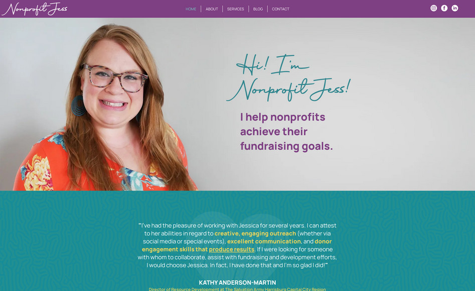 Nonprofit Jess: Cost about $1,800.