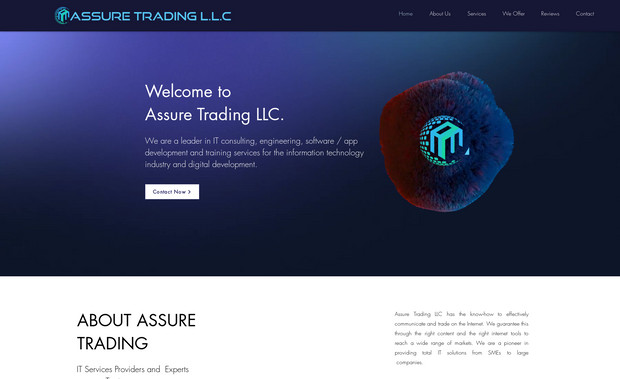 Assuretradingllc: Complete website design and development