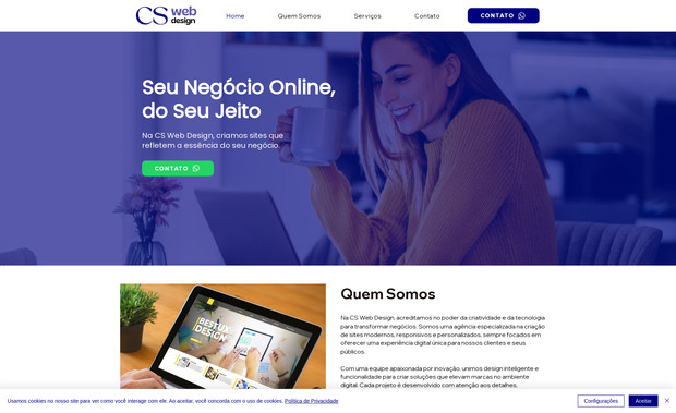 Cs Web Design: Site Institucional