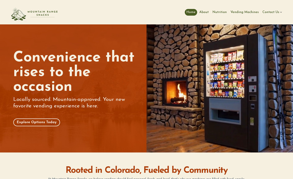 Mountain Range Snacks: Upcode worked alongside Mountain Range Snacks to develop a new brand identity, logo, website, and online packages. This from-the-ground-up build is helping mountain range snacks with their explosive business launch!