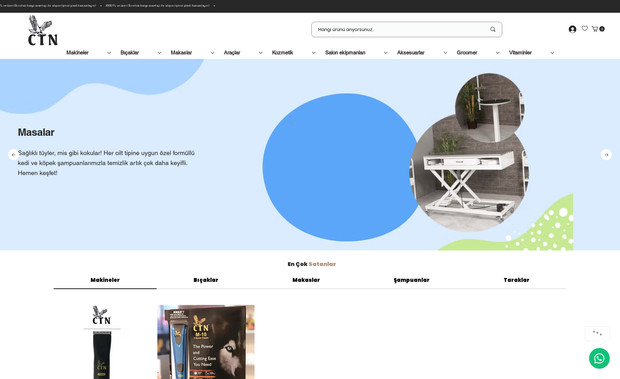 CTN TIRAŞ EKİPMANLARI: 
