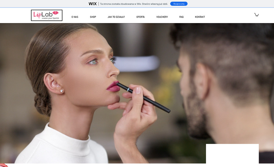Mysite 3: Website for company producing lipsticks  