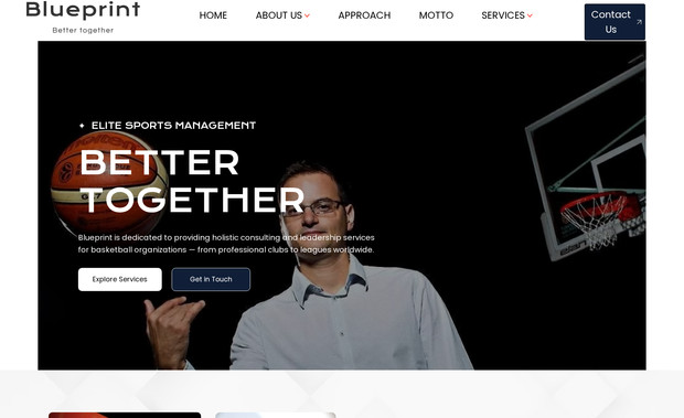 Blueprint: I redesigned and rebuilt the Blueprint Management website from scratch using Wix Studio, delivering a modern, responsive, and performance-optimized web presence. The project focused on clean UI/UX, brand alignment, fast load speeds, and seamless functionality across all devices.