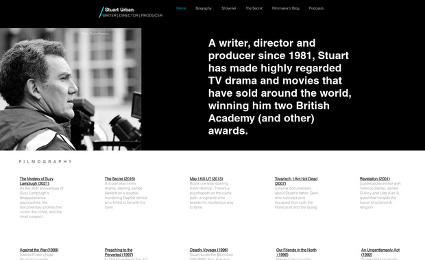 Stuart Urban: Design and build for this BAFTA winning film maker 