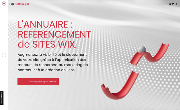 TOP-AVANTAGES: Annuaire de sites WIX