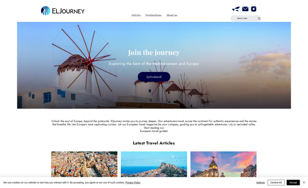 ElJourney: At Semiya Agency, we were hired for the full brand development of an online European travel magazine. We began with naming and brand strategy, followed by visual identity creation. We crafted a unique brand that aims to connect with American customers. Then, we designed and fully developed a unique Wix website using Wix Studio. And now, ElJourney, the European travel magazine, is live, showcasing the best of European travel.

At Semiya Agency, we are in charge of transforming your business ideas into unique brands!