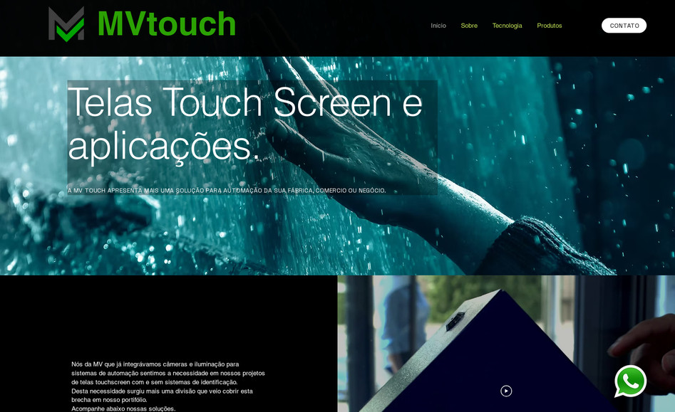 Mvtouch: Site de equipamentos para automação industrial