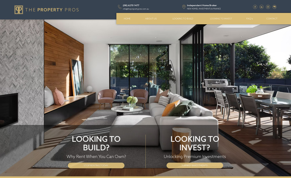 The Property Pros: We have worked on the database functionality using Velo skills.