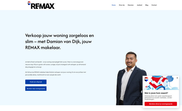 Damian van Dijk: The old version of the website was built on the Wix Classic editor. I redesigned the whole site from scratch and rebuilt it on Wix Studio editor by giving modern and professional look.