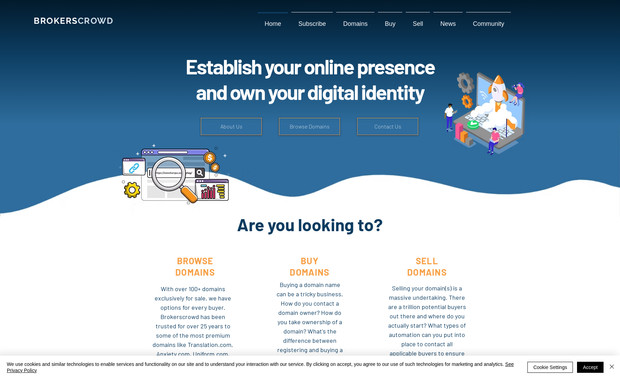 Website Redesign and SEO - Brokers Crowd: 8 page website redesign with blog and SEO