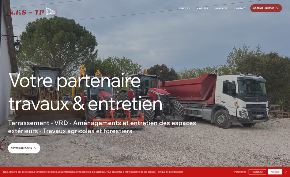 AFSTP: Après une première phase d’échange, nous avons :
	•	défini les objectifs du site (gagner en visibilité, attirer de nouveaux clients, rassurer les prospects),
	•	identifié les valeurs à transmettre à travers le design (professionnalisme, proximité, expertise),
	•	conçu une arborescence claire, qui facilite la navigation et l’accès à l’information.

Le site comprend :
	•	une page d’accueil percutante, avec un message clair et une présentation de l’activité,
	•	des pages détaillées pour chaque service proposé,
	•	une galerie photo ou portfolio pour valoriser les réalisations,
	•	un formulaire de contact optimisé pour faciliter les prises de rendez-vous ou demandes de devis,
	•	une optimisation SEO locale, pour que le client soit visible sur sa zone géographique.

Le résultat : un site rapide, responsive et fidèle à l’image de notre client — un véritable outil de communication et de conversion.