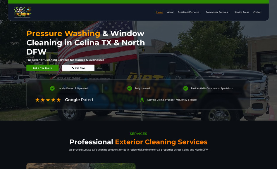 Dirt Bandit Pro Wash: 