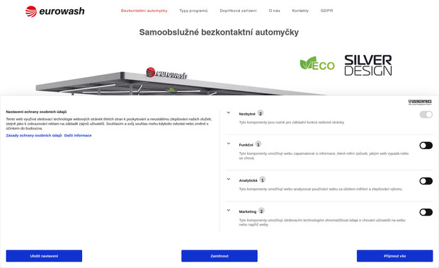 Eurowash: Building website from scratch