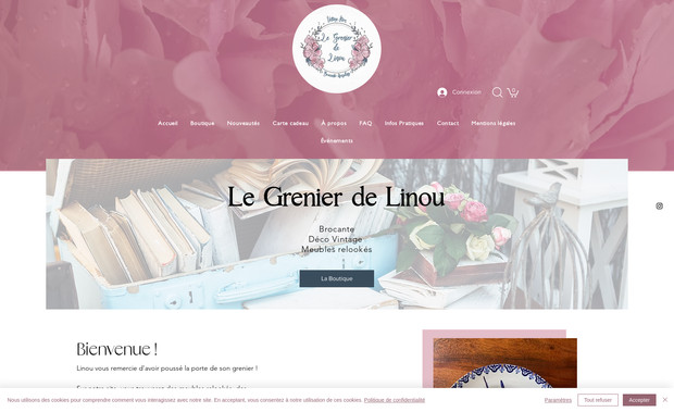 Le Grenier de Linou: Refonte de site