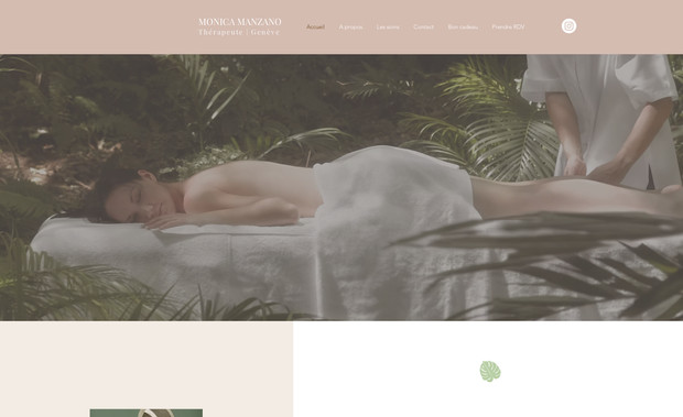 Monica Manzano: Thérapeute à Genève
Création du logo et du site