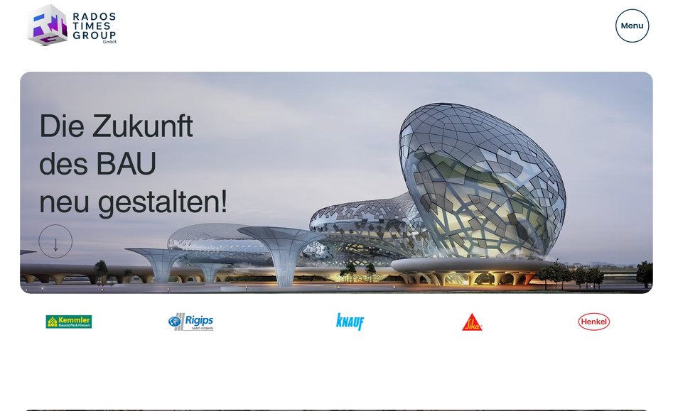 Rados Times Group GmbH: Working closely with the team at Rados Times Group GmbH, we created a unique branding concept that includes a fresh logo, a constant color scheme and modern typography. This new identity not only distinguishes them in a competitive market but also resonates with their values and vision.

A significant highlight of our project was the design and development of a user-friendly, responsive website. We focused on creating a platform that not only showcases  innovative products but also emphasises their sustainable practices. The website serves as both an informative resource for clients and an engaging touchpoint for their audience.

In addition to digital assets, we designed a variety of printed materials - brochures, business cards and presentations - that maintain a consistent brand look. Each piece reflects the professionalism and dedication of Rados Times Group, effectively communicating their message and values.