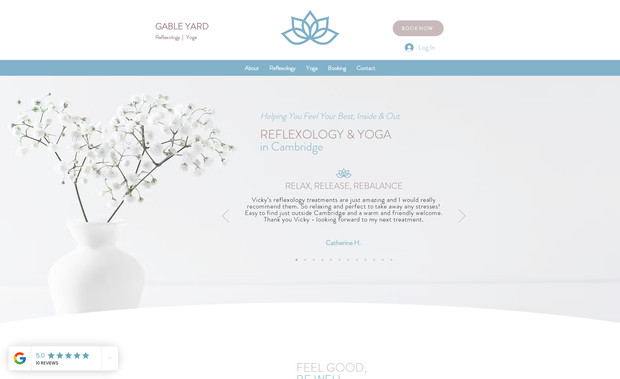 Gable Yard - Classic Website plus Booking & SEO- UK: We supported Vicky from Gable Yard with a full Wix website redesign, including refreshed structure, service pages, and SEO-friendly copy to reflect her wellness offerings. We improved the functionality of Wix Bookings, configured and branded her email automations, integrated a Google Reviews widget, and resolved Gmail and Google Calendar syncing issues to streamline her admin process. We also set up Wix Stores to reintroduce her Gift Vouchers and continue to provide strategic support to help her grow online. A lovely collaboration with a beautiful wellness brand!