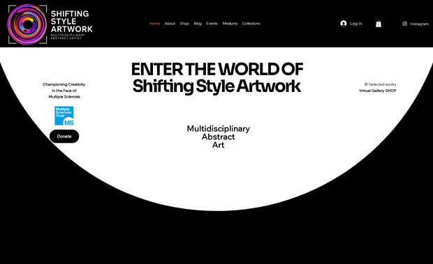 Shifting Style: Empire Solution, we completely transformed the Shifting Style Artwork website with a thorough rebuild.

We started by rebranding, creating a new logo and introducing vibrant colors that offer a striking contrast.

Next, we developed a beautiful website for our client, complete with a functional webshop and CMS. We smoothly transitioned the remaining funds from the old WIX Editor platform to the new premium plan on WIX Studio.

Finally, we connected all payment methods and carefully linked all social media platforms, ensuring every detail was perfectly aligned for a cohesive online presence.