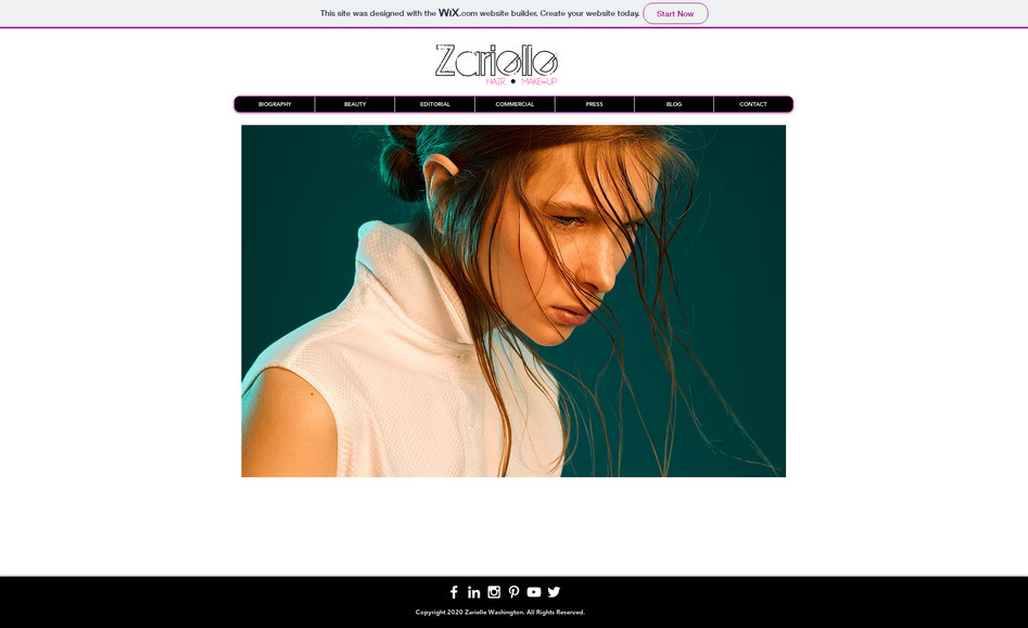 Zarielle Beauty Professional: For Zarielle Beauty Professional, we created a sleek and stylish website that showcases her talents in hair and makeup artistry. The site features an elegant design with easy navigation, allowing visitors to explore her portfolio, services, and client testimonials. We focused on optimizing the website for mobile devices and enhancing its visibility through effective SEO strategies. This project positions Zarielle as a premier beauty professional, attracting clients seeking high-quality artistry for events and personal styling.