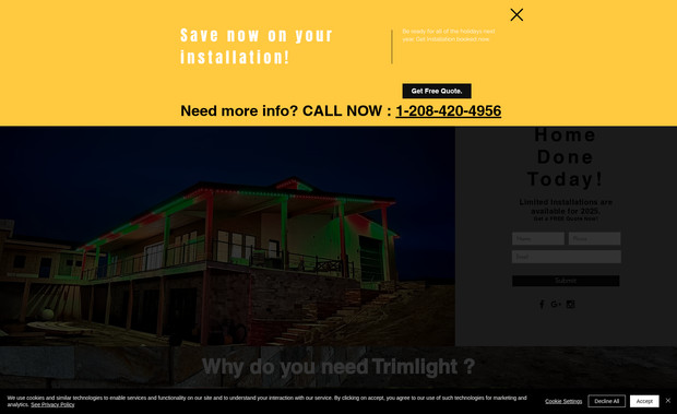 TrimlightMagicValley: Residential Business Service Company - Site done for $1,000