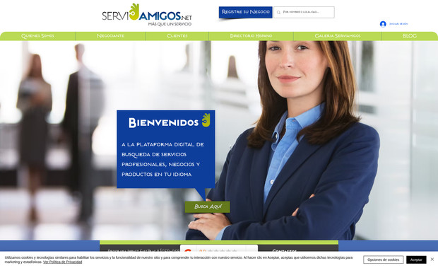 ServiAmigos.net: Directory of Hispanic supporting businesses.