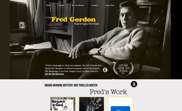 Fred Gordon I Playwright I Novelist: 