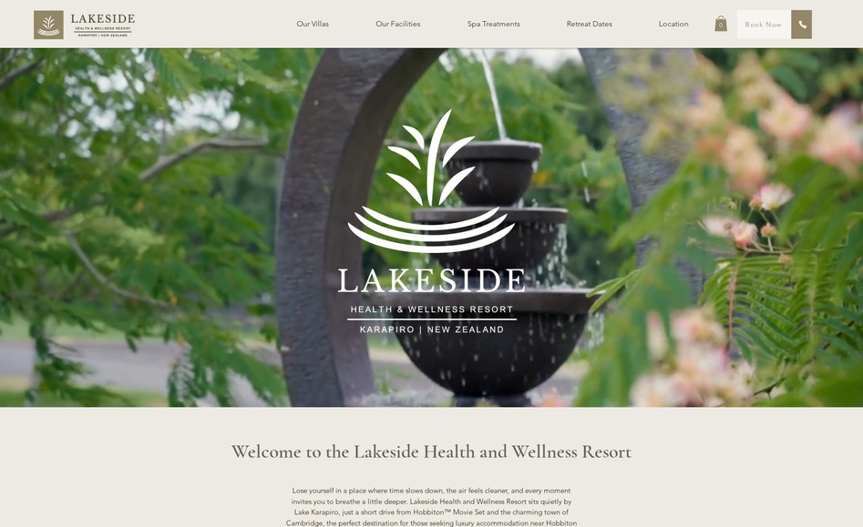Lakeside Resort: Website Design 