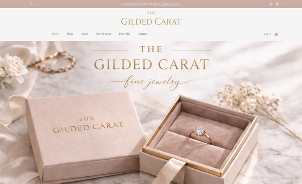 Gilded Carat Main: Online Jewel Store