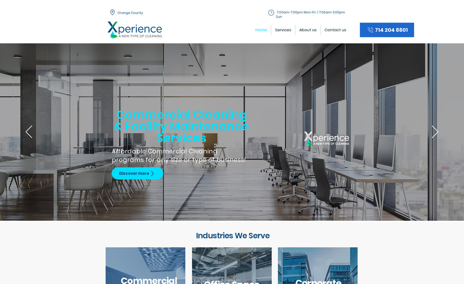 Xperienceservices: Se hizo su pagina web 