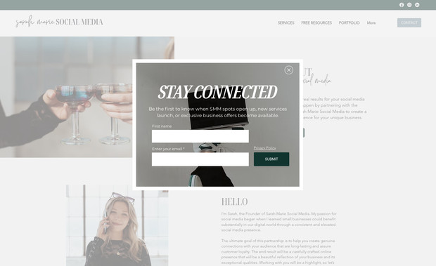 Sarah Marie : undefined