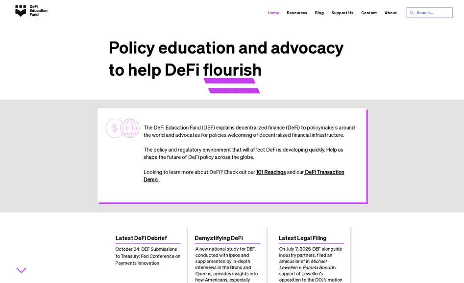 DeFi Education Fund : undefined