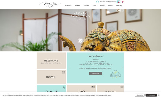 Studio Yoga Mija: Redesign and website development, including complex reservation process with online payments, membership area with active approach towards the customers. Complete SEO (top 3 SERP on our top keywords), and additional Google Ads and Social PPC campaign management.