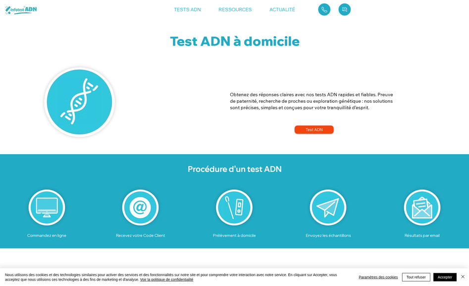 Infotestadn.com: En 1ère page de Google sur :

test de paternité belgique législation
comment connaitre ses origines
test de paternité gratuit en belgique
test d infidélité
kit d'extraction pour infidélité
test adn belgique
test de paternité belgique législation
ddc dna
test de paternité en belgique
test de paternité belgique