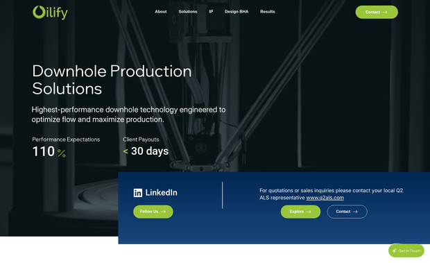 Oilify: We designed and developed Oilify’s website, creating a modern, user-friendly platform that reflects their brand and product quality. While we are not currently managing their marketing, the website was built with SEO-friendly structure and performance optimization in mind.