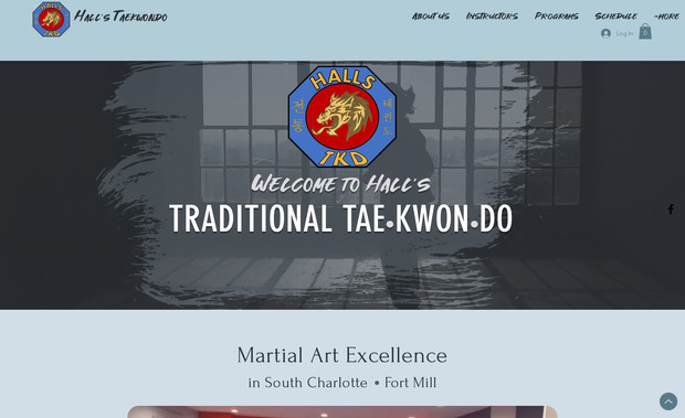 Halls Taekwondo: Total design revamp and enhancement on a pre-existing local martial arts academy website. Fixing the overall look and also correcting many behind-the-scenes issues that affect SEO efficacy.