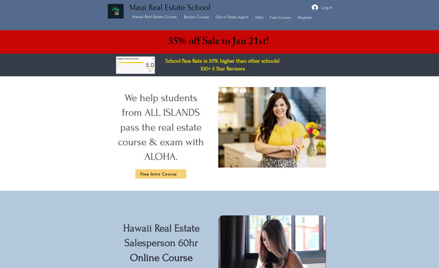 Maui RE School: I supported Maui Real Estate School by conducting in-depth competitor research, optimizing their course pages with targeted keywords like “Hawaii real estate license” and “online real estate classes Hawaii,” and creating strategic content to attract students from all islands. I also helped strengthen their domain authority by building high-quality backlinks from relevant educational and local sources, which contributed to improved rankings and increased enrollment across both their on-demand and instructor-led courses.