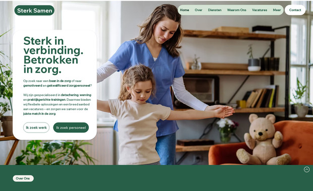 Sterk Samen: # Website Design
# Mobile Site
# SEO