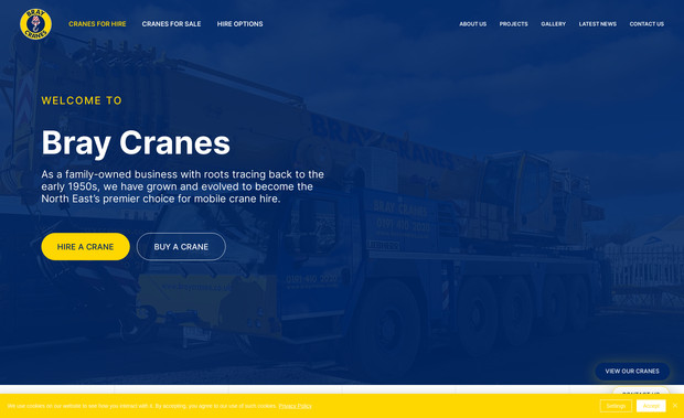 braycranes: Wix Studio site 