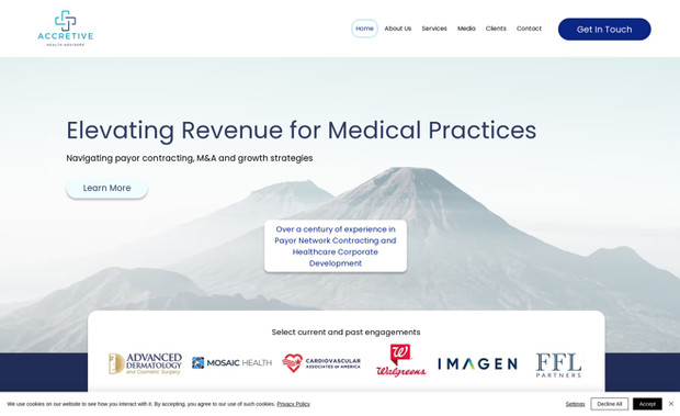 Accretive Health: Website Design