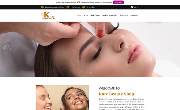 K boutique Shop:  I have done with. 
01: Logo design. 
02: Complete and sleek website design. 
03: On Site SEO. 
04: Connected website with google. 
05: Added payment method.
06: A brand new design. 
07: Added booking app. Contact forms etc.  
08:Images as per them of website. 
09:Videos as per theme of website. 
10: very unique design.
11:Responsive design. 