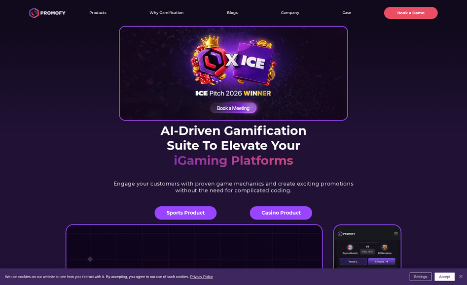 Promofy: Branding, CMS (website), CRM, Sales Enablement & Automation, etc